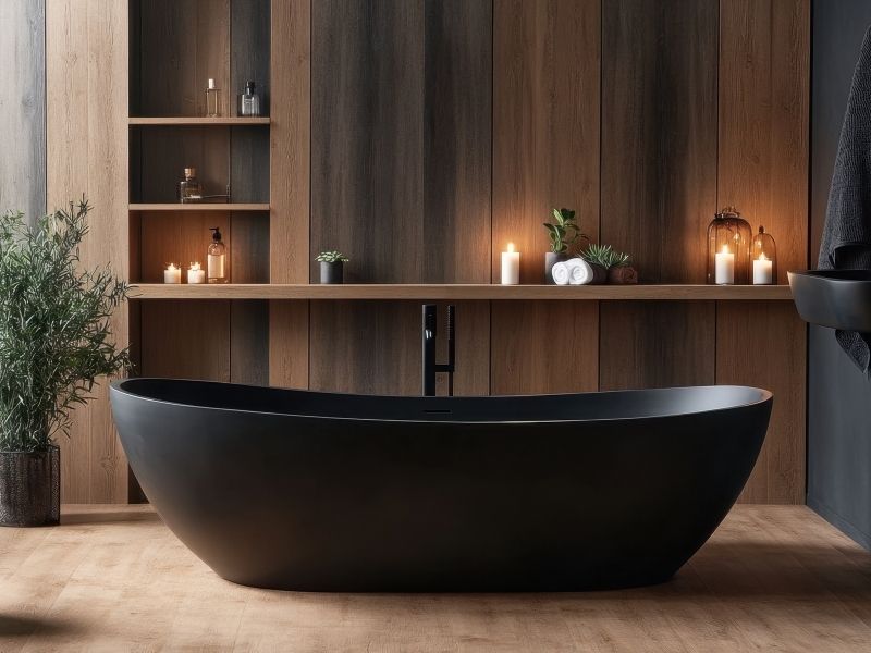 A private massage room with two beds