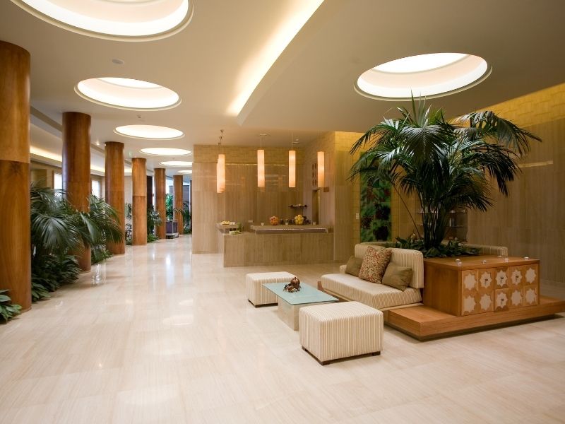 Comfortable relaxation lounge